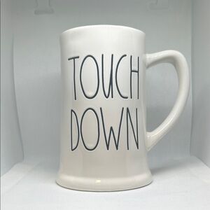 White Ceramic Touchdown Mug